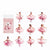 Ballet Waltz Series Sticker For DIY Journal Decor