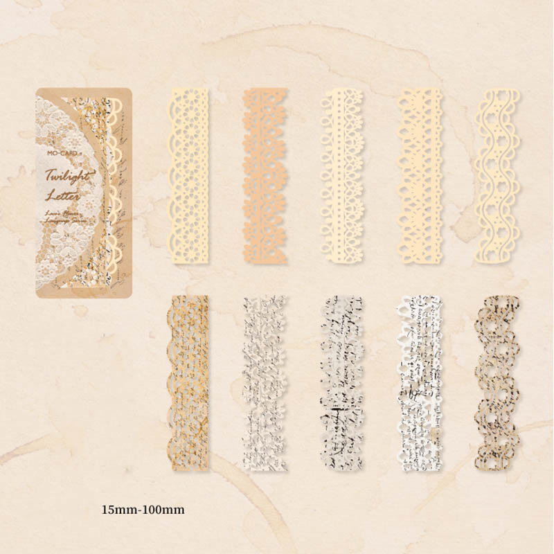 Vintage Hollow Out Long Lace Paper Set Decorative Backing Paper