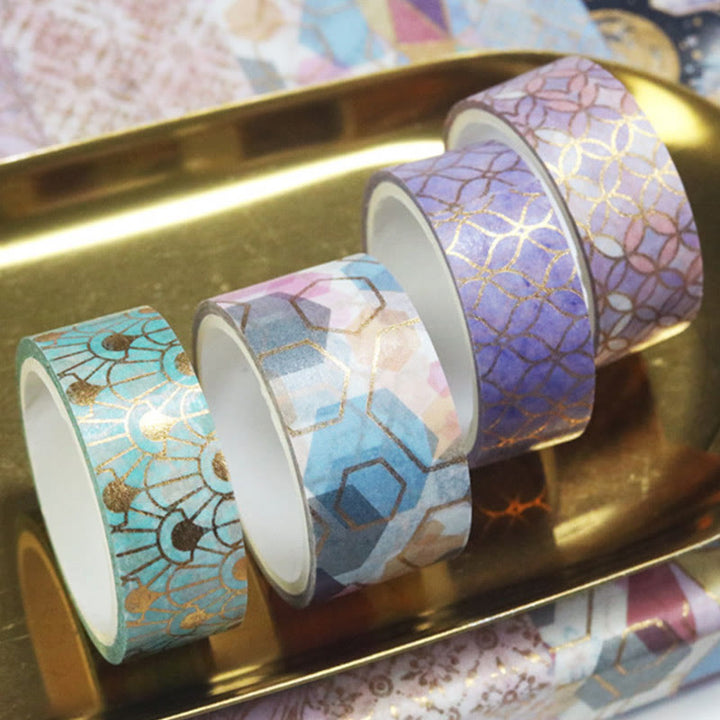 9 rolls Set Floral Series Washi Tape Decorative Scrapbook Tape